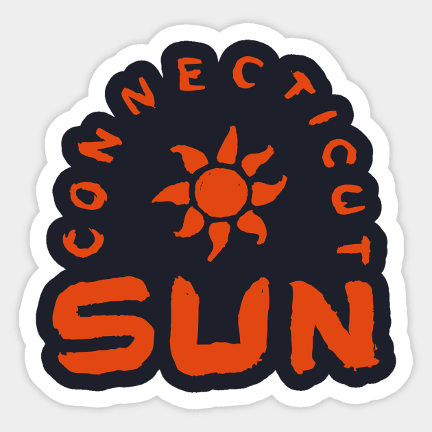 Connecticut Suuuun 07 Sticker by Very Simple Graph